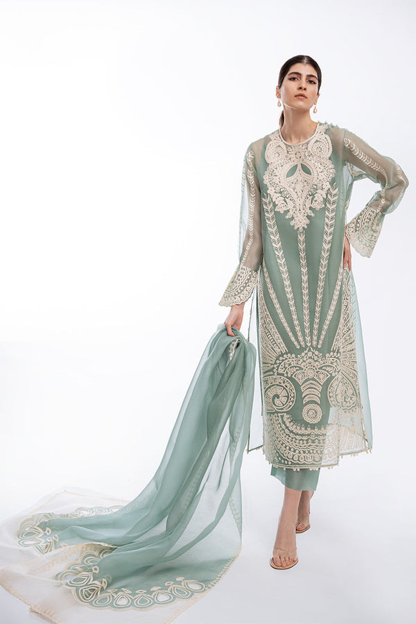 Sania Maskatiya | Eid Collection | Layan (B) - by - Libasekhas UK - Registered Vendor of : Sania Maskatiya - 100% Original Designer Dresss