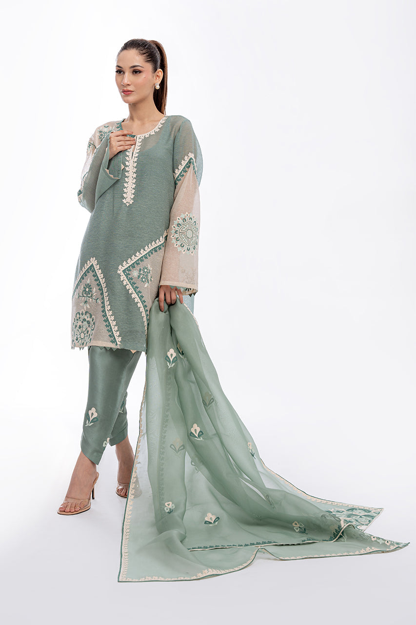 Sania Maskatiya | Eid Collection | Lulu (B) - by - Libasekhas UK - Registered Vendor of : Sania Maskatiya - 100% Original Designer Dresss
