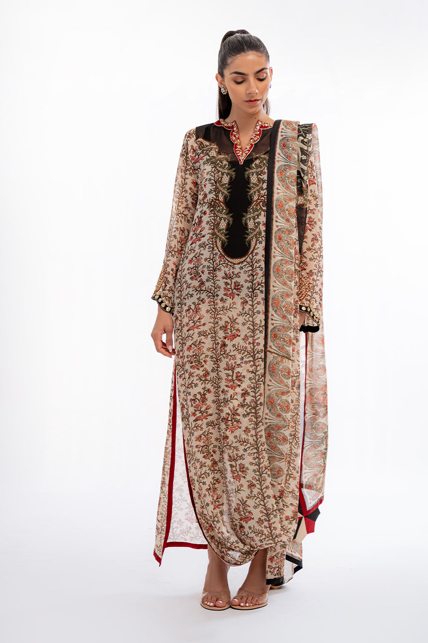 Sania Maskatiya | Eid Collection | Azdeh - by - Libasekhas UK - Registered Vendor of : Sania Maskatiya - 100% Original Designer Dresss