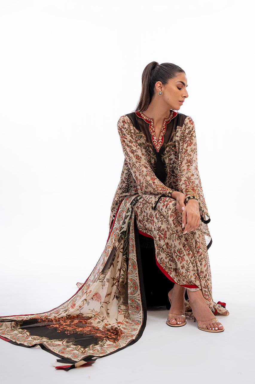 Sania Maskatiya | Eid Collection | Azdeh - by - Libasekhas UK - Registered Vendor of : Sania Maskatiya - 100% Original Designer Dresss