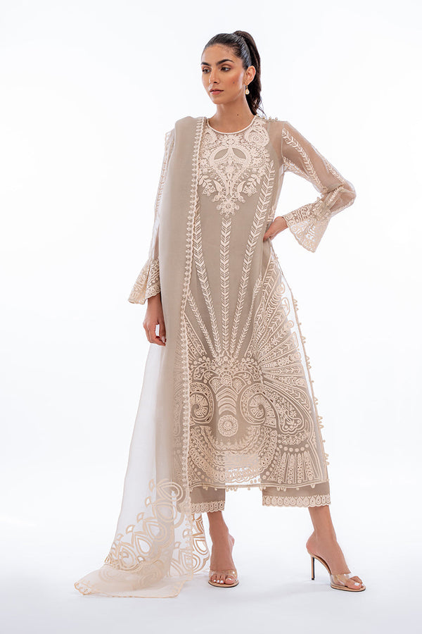 Sania Maskatiya | Eid Collection | Layan (A) - by - Libasekhas UK - Registered Vendor of : Sania Maskatiya - 100% Original Designer Dresss