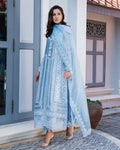 Mushq | Euphoria Pret | Sapphire Gleam - by Libasekhas UK - Registered Vendor of : Mushq - 100% Original Designer Dress