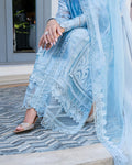 Mushq | Euphoria Pret | Sapphire Gleam - by Libasekhas UK - Registered Vendor of : Mushq - 100% Original Designer Dress