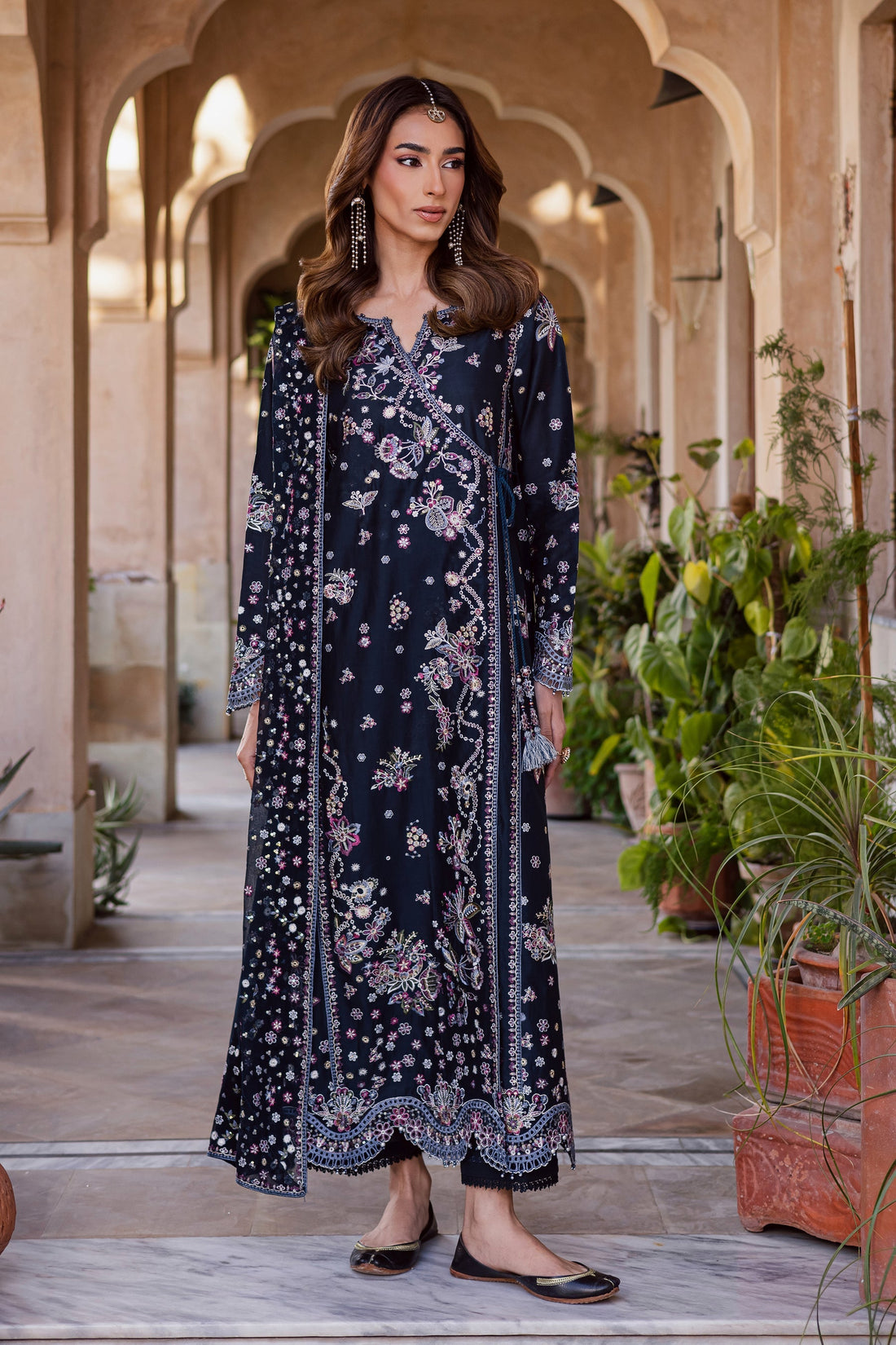 Batik | Festive Eid 26 | Sappo - by Libasekhas UK - Registered Vendor of : Batik - 100% Original Designer Dress