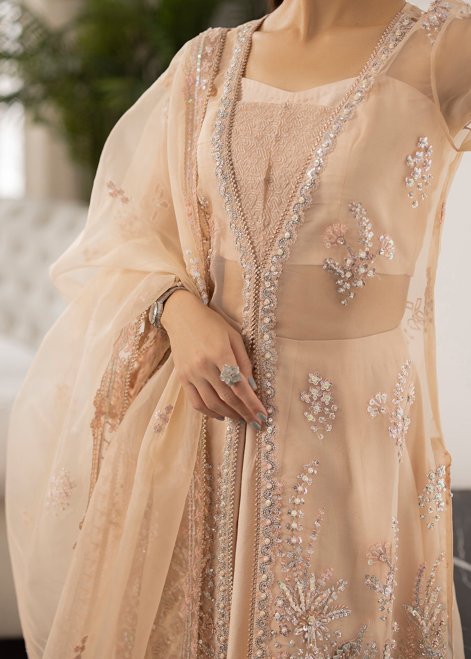 Sardinia | La More 24 | Peach Blossom - by - Libasekhas UK - Registered Vendor of : Sardinia - 100% Original Designer Dresss