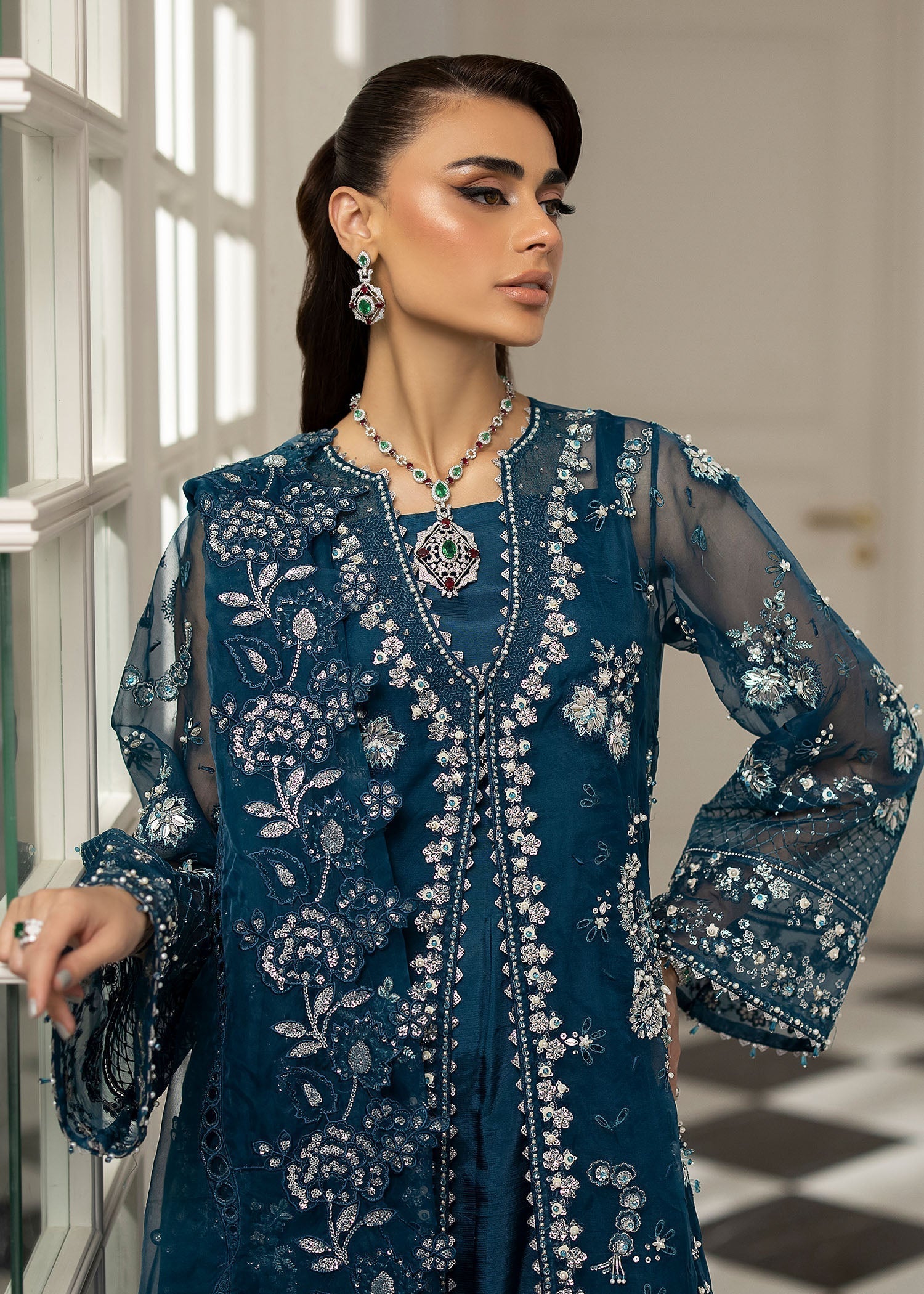 Sardinia | La More 24 | Blue Mirage - by - Libasekhas UK - Registered Vendor of : Sardinia - 100% Original Designer Dresss