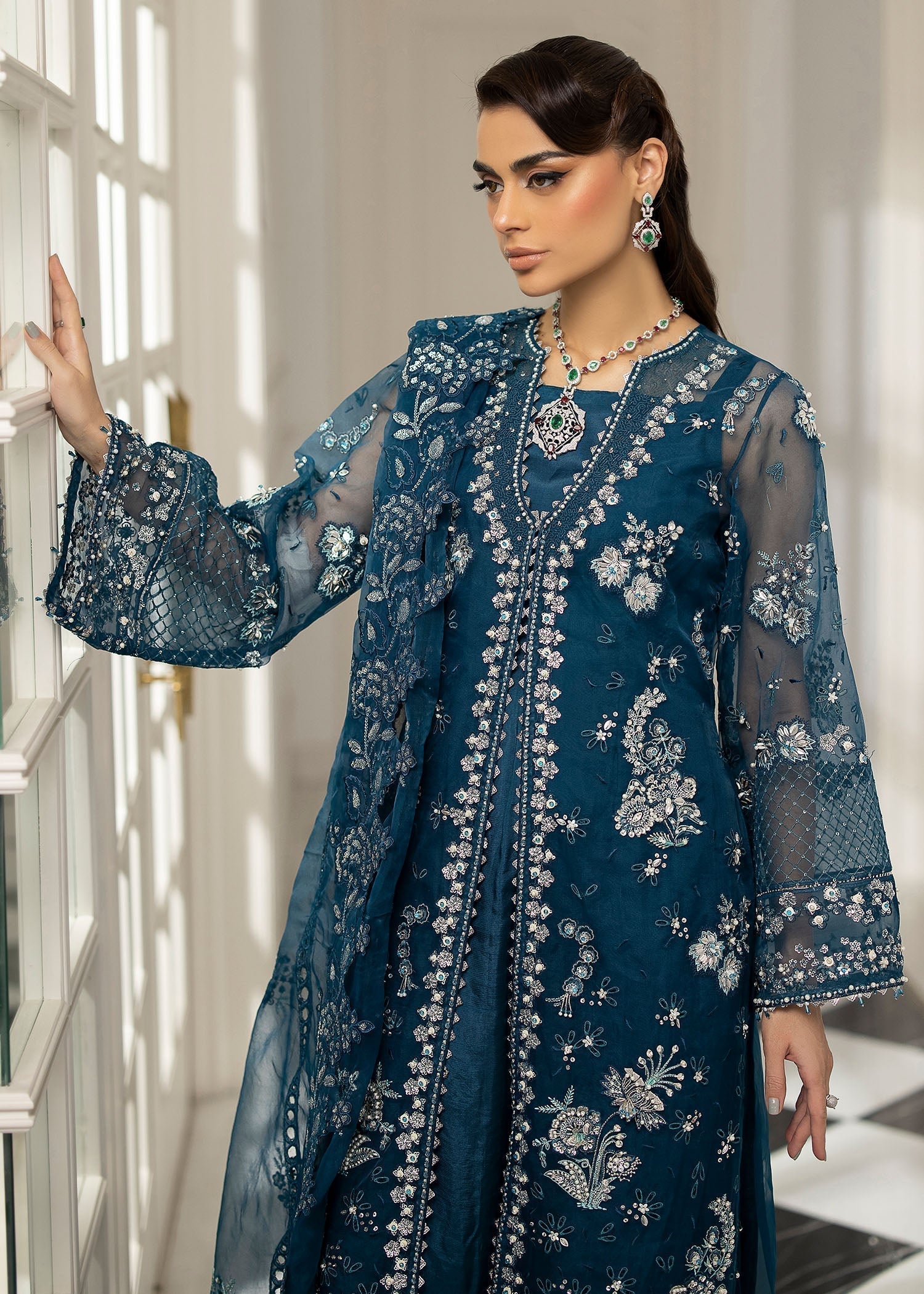 Sardinia | La More 24 | Blue Mirage - by - Libasekhas UK - Registered Vendor of : Sardinia - 100% Original Designer Dresss