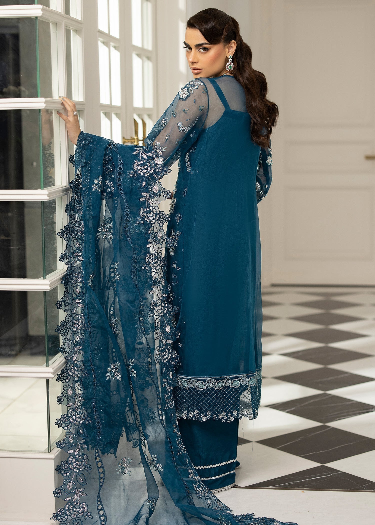 Sardinia | La More 24 | Blue Mirage - by - Libasekhas UK - Registered Vendor of : Sardinia - 100% Original Designer Dresss