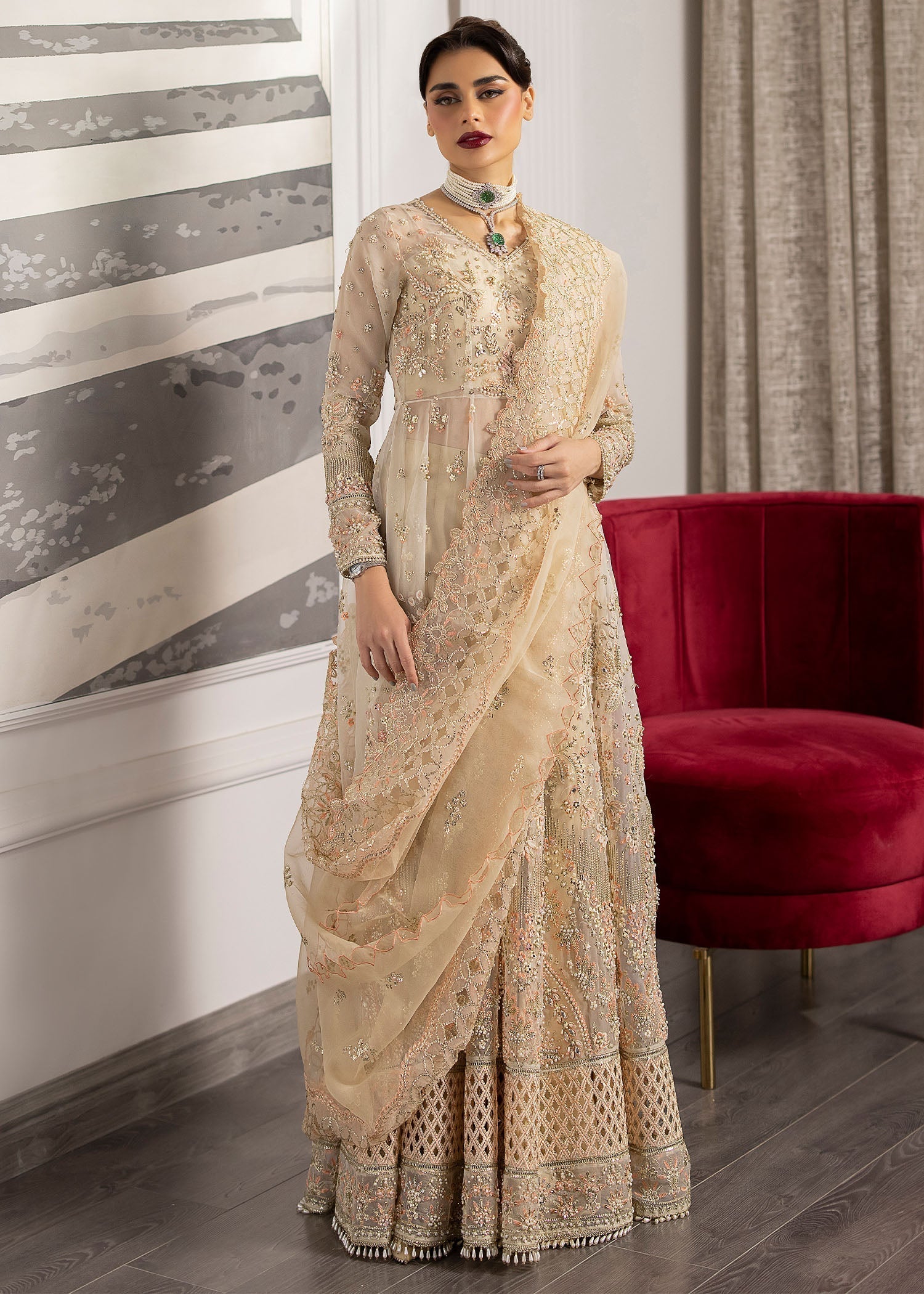 Sardinia | La More 24 | Golden Whisper - by - Libasekhas UK - Registered Vendor of : Sardinia - 100% Original Designer Dresss