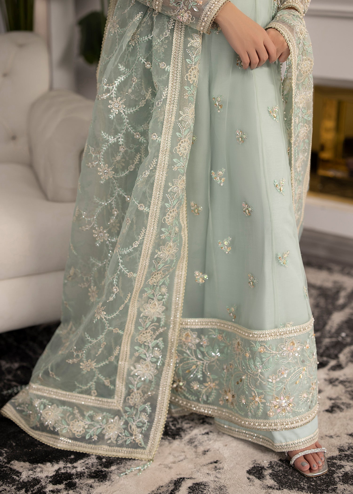 Sardinia | La More 24 | Ocean Mist - by - Libasekhas UK - Registered Vendor of : Sardinia - 100% Original Designer Dresss