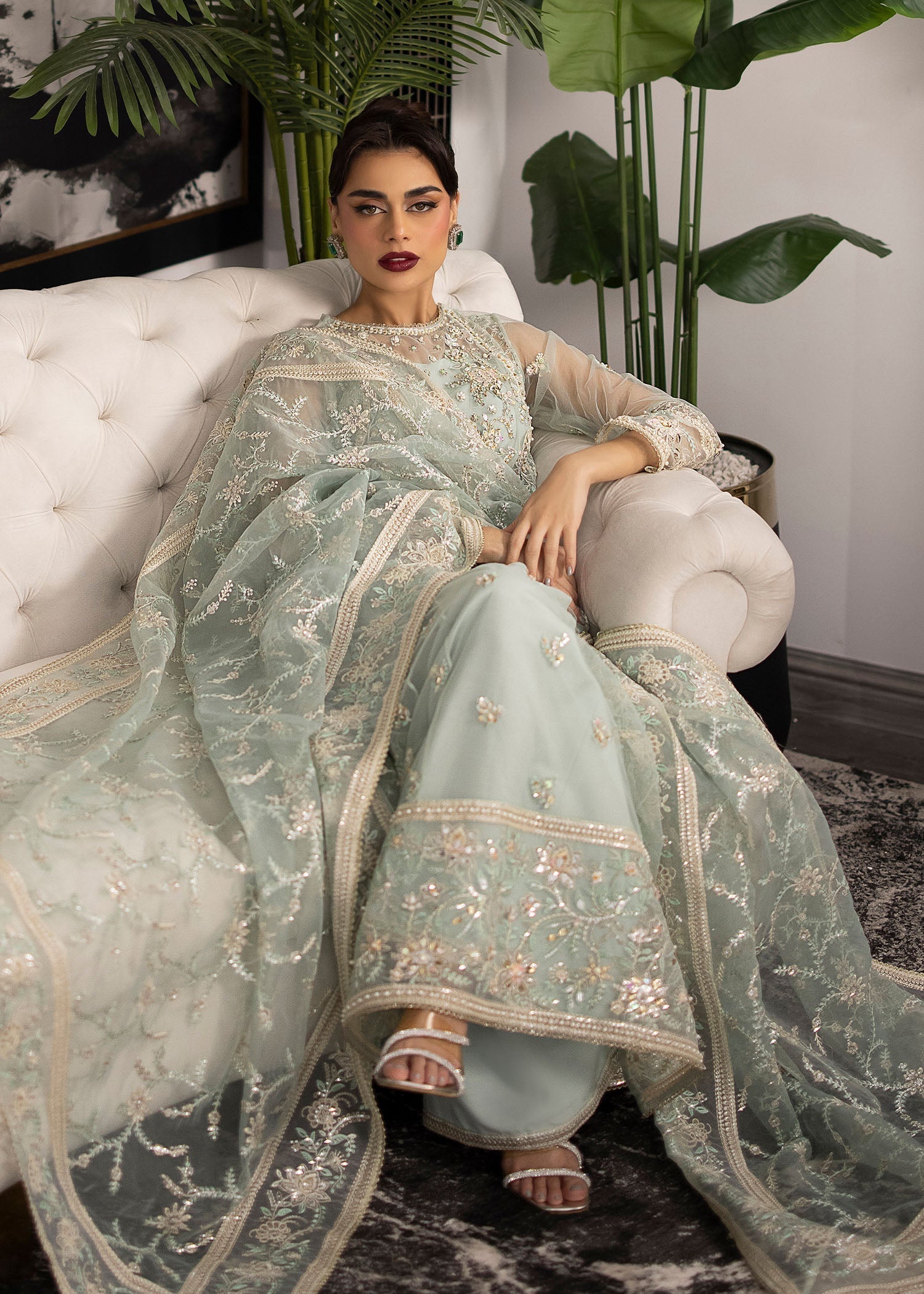 Sardinia | La More 24 | Ocean Mist - by - Libasekhas UK - Registered Vendor of : Sardinia - 100% Original Designer Dresss