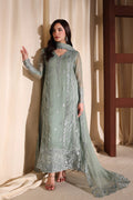Azure | Azure Luxe | Satin Sage - by Libasekhas UK - Registered Vendor of : Azure - 100% Original Designer Dress