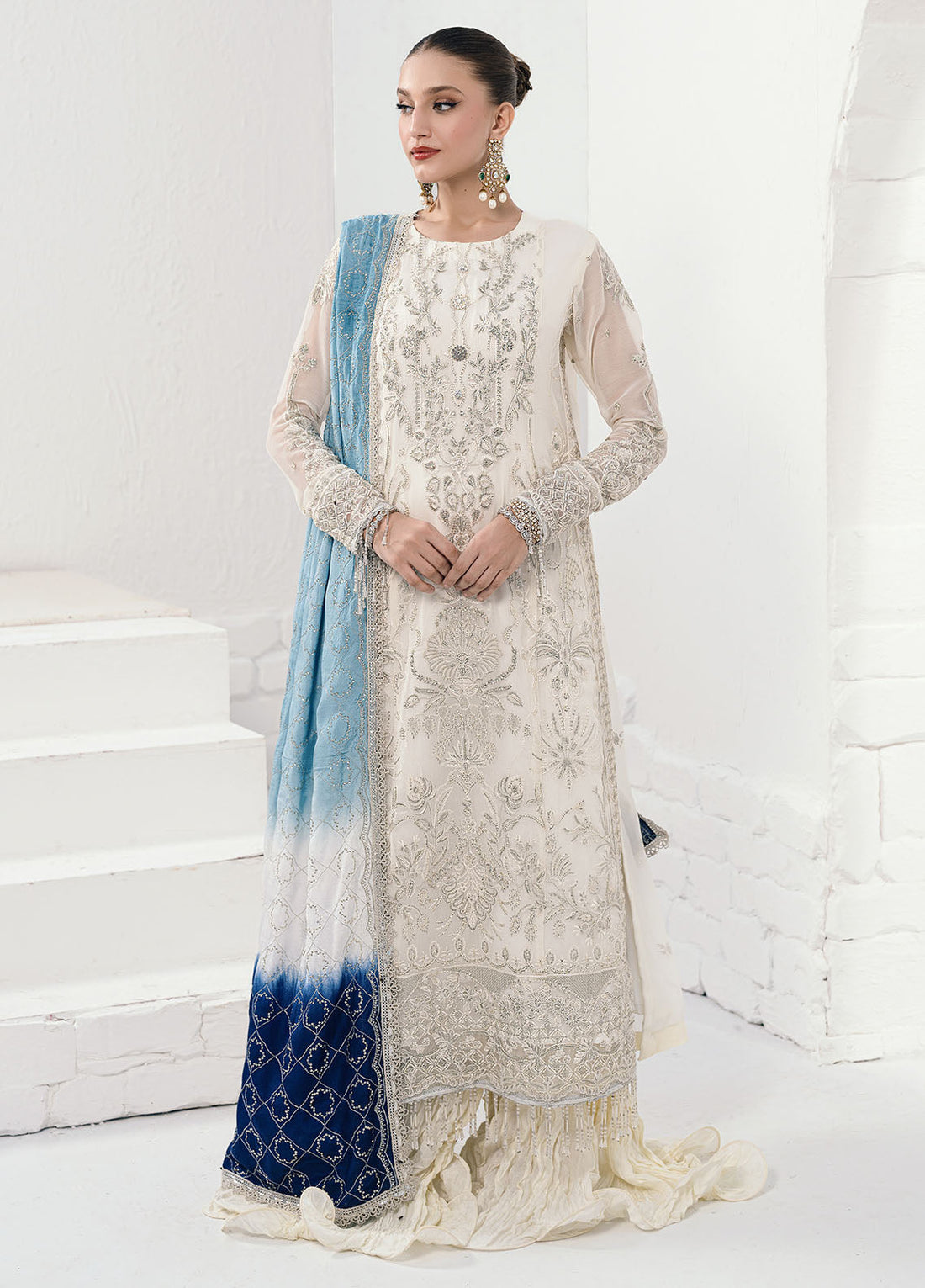 Sahane | Savoir Luxury Formals | CT-140003 Ombre - Savoir - by - Libasekhas UK - Registered Vendor of : Sahane - 100% Original Designer Dresss