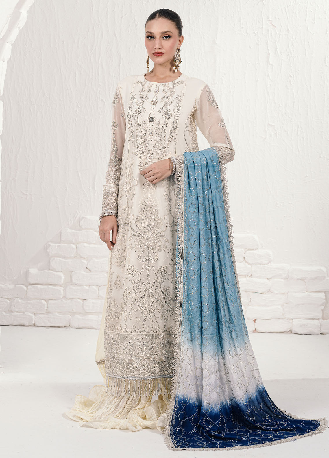 Sahane | Savoir Luxury Formals | CT-140003 Ombre - Savoir - by - Libasekhas UK - Registered Vendor of : Sahane - 100% Original Designer Dresss