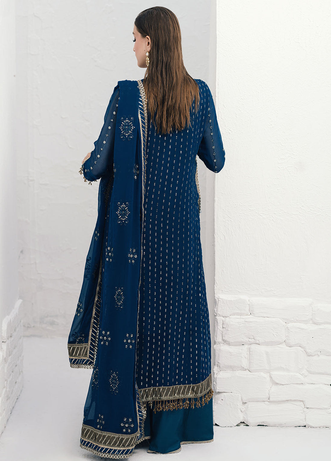 Sahane | Savoir Luxury Formals Savoir | CT-140004 Ashen - Savoir - by - Libasekhas UK - Registered Vendor of : Sahane - 100% Original Designer Dresss
