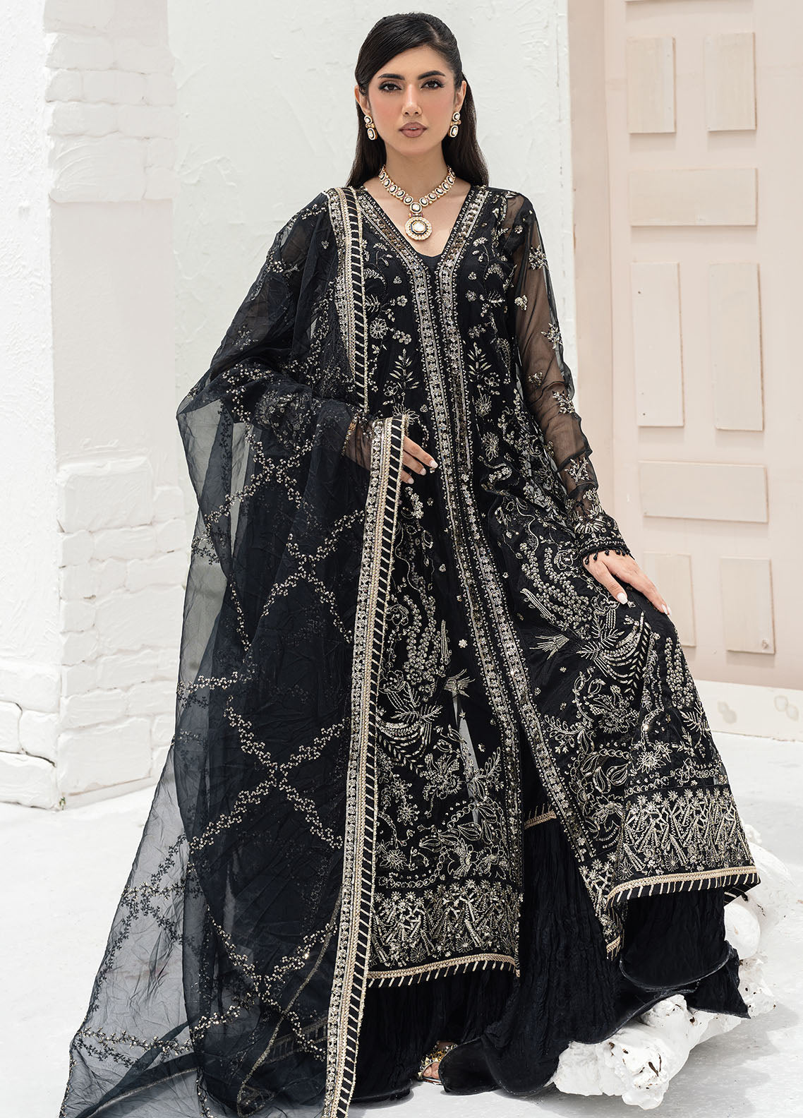 Sahane | Savoir Luxury Formals | CT-140007 Solene - Savoir - by - Libasekhas UK - Registered Vendor of : Sahane - 100% Original Designer Dresss