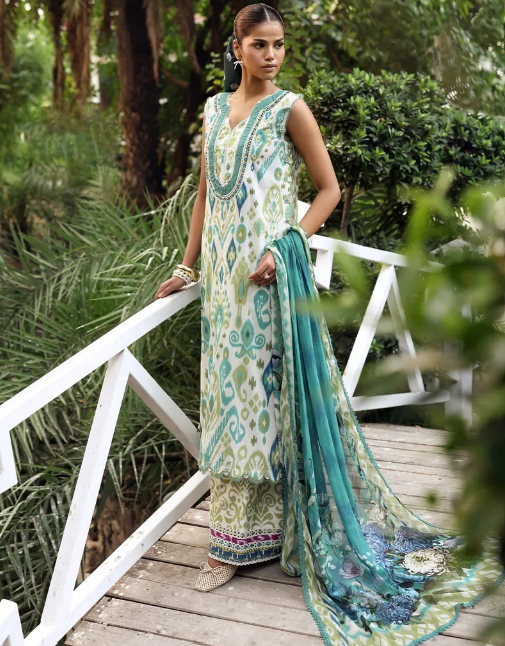 Elaf Premium | Belladore Prints Chiffon 26 |EPA-2B JUNE - by Libasekhas UK - Registered Vendor of : Elaf Premium - 100% Original Designer Dress