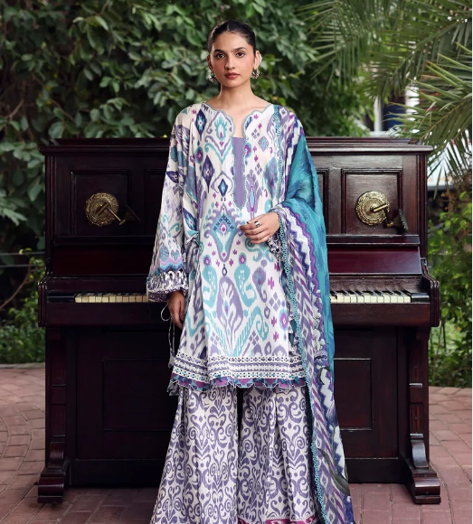 Elaf Premium | Belladore Prints Chiffon 26 |EPA-2A PRISM - by Libasekhas UK - Registered Vendor of : Elaf Premium - 100% Original Designer Dress