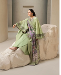 Elaf Premium | E Craft Chikankari 26 | EHC-6A BASIL - by Libasekhas UK - Registered Vendor of : Elaf Premium - 100% Original Designer Dress