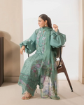 Elaf Premium | E Craft Chikankari 26 |EHC-1B WILLOW - by Libasekhas UK - Registered Vendor of : Elaf Premium - 100% Original Designer Dress