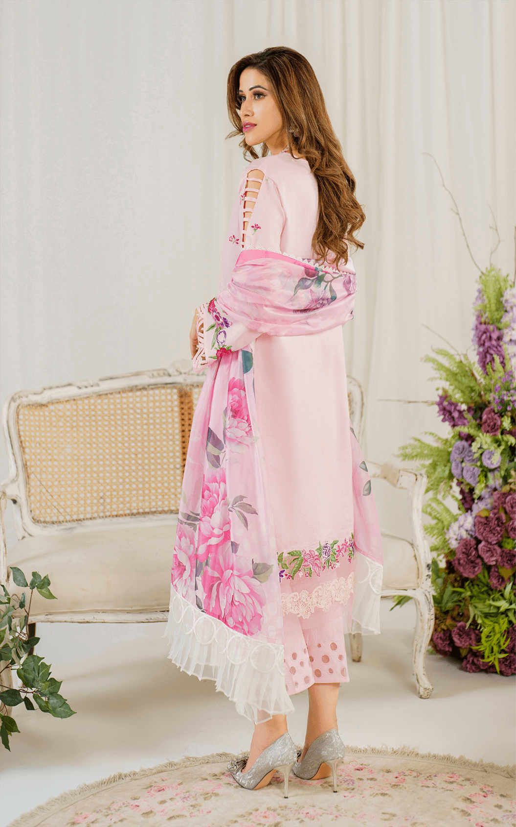 Asifa and Nabeel | Pretty in Pink Limited Edition | Sedum (PP-9) - by - Libasekhas UK - Registered Vendor of : Asifa and Nabeel - 100% Original Designer Dresss