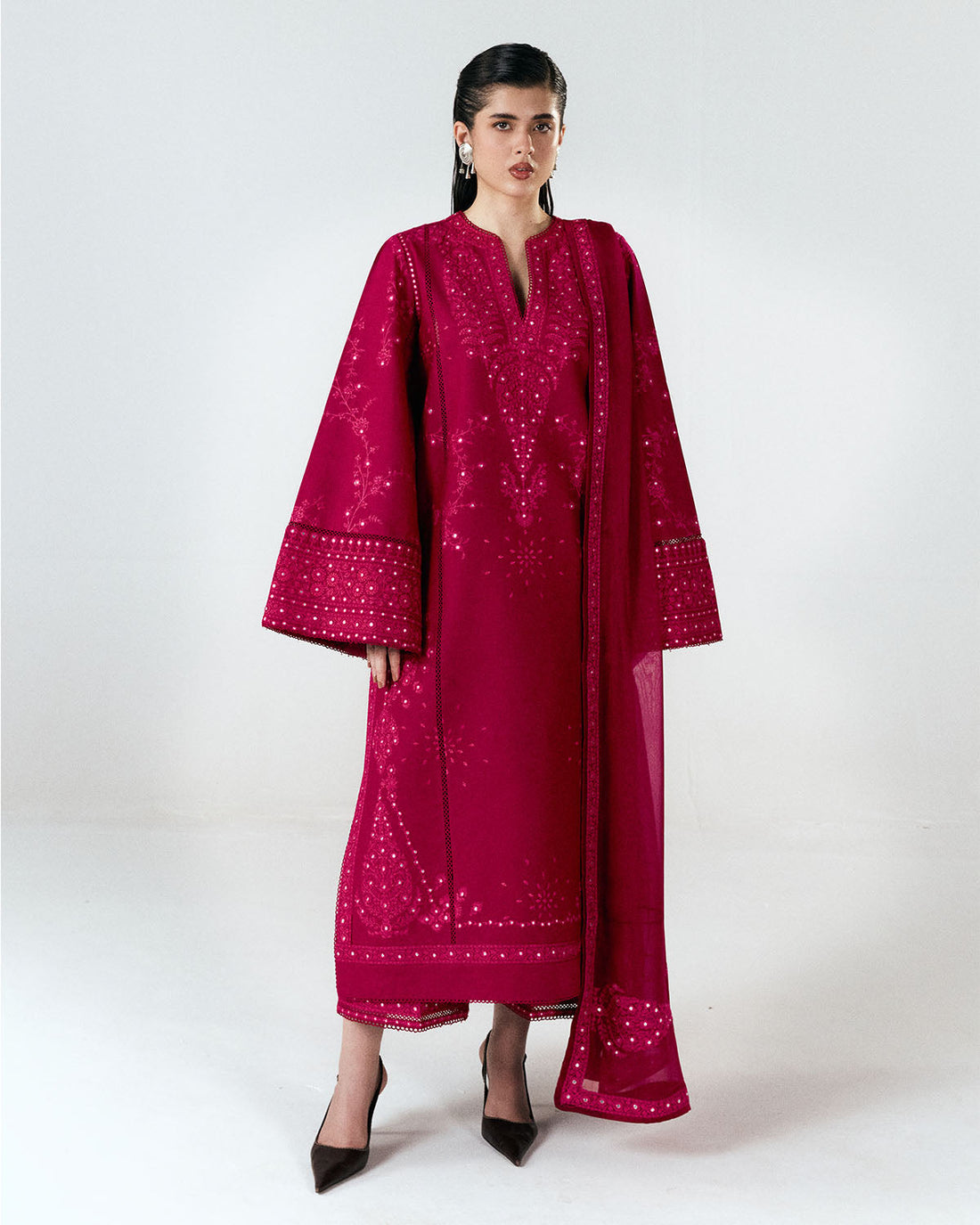 Jugnu | SS 26 Lawn | Sela - by Libasekhas UK - Registered Vendor of : Jugnu - 100% Original Designer Dress