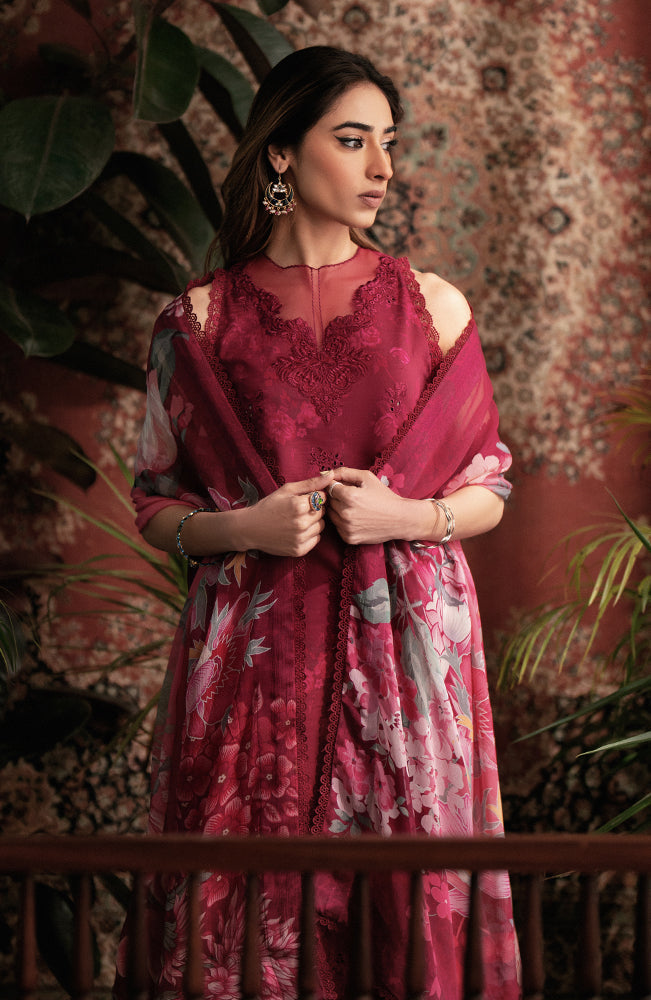Seran | Afsanah Lawn 24 | Ruby - by - Libasekhas UK - Registered Vendor of : Seran - 100% Original Designer Dresss