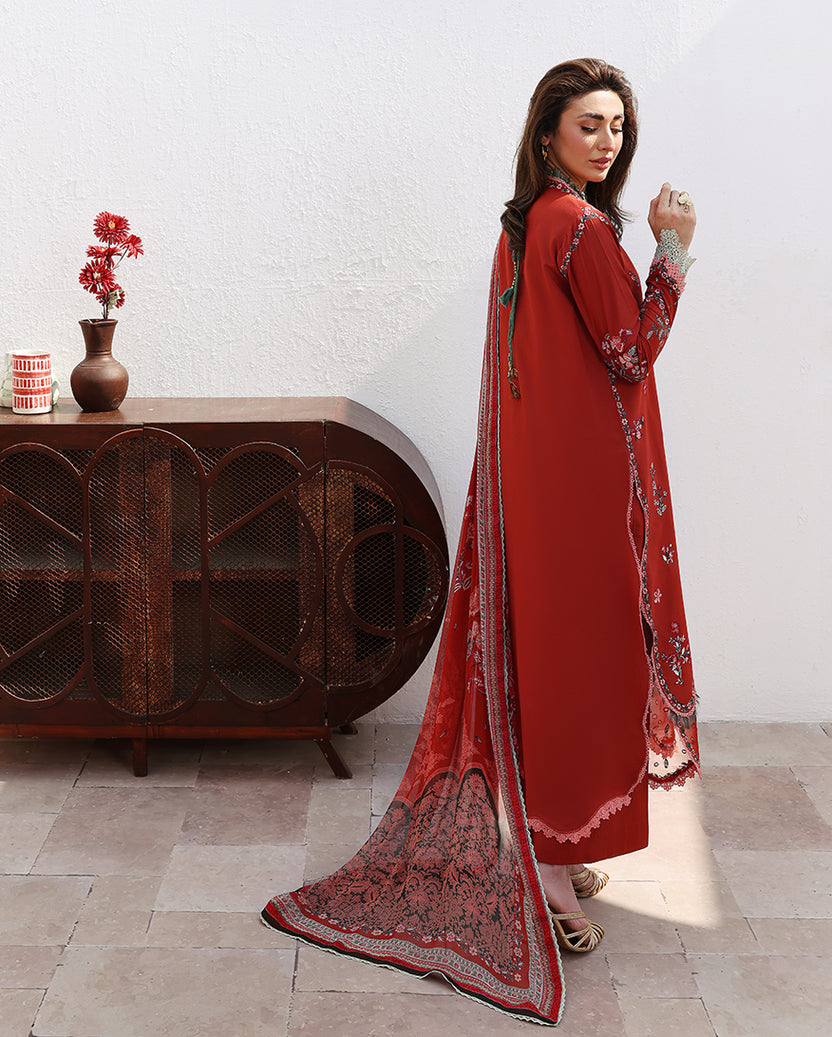 Roheenaz | Floral Reverie Luxury Lawn | Serene Bloom - by Libasekhas UK - Registered Vendor of : Roheenaz - 100% Original Designer Dress