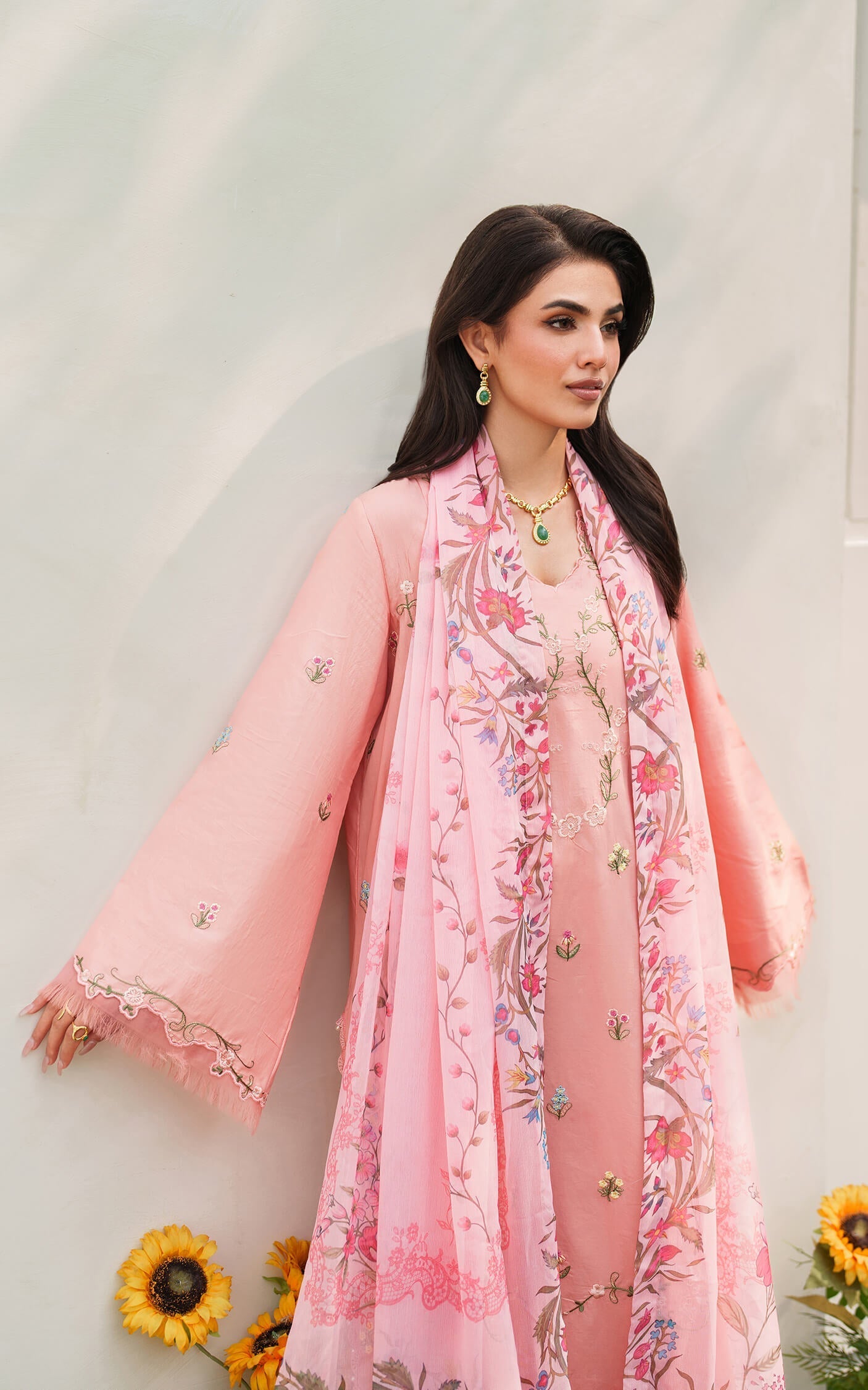 Asifa and Nabeel | Eden Cambric 25 | Serene Blush ECU25-01 - by Libasekhas UK - Registered Vendor of : Asifa and Nabeel - 100% Original Designer Dress