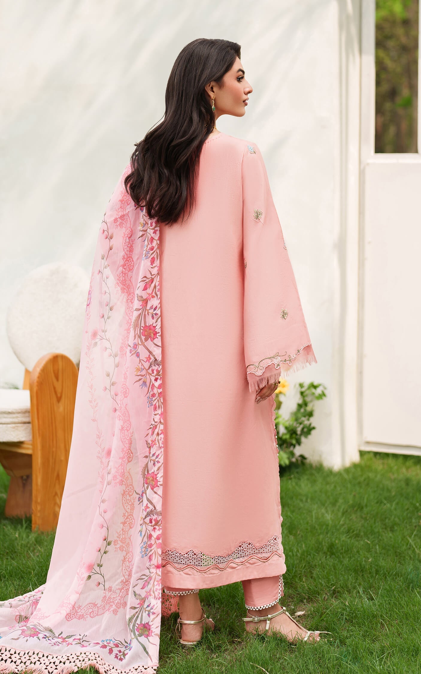 Asifa and Nabeel | Eden Cambric 25 | Serene Blush ECU25-01 - by Libasekhas UK - Registered Vendor of : Asifa and Nabeel - 100% Original Designer Dress