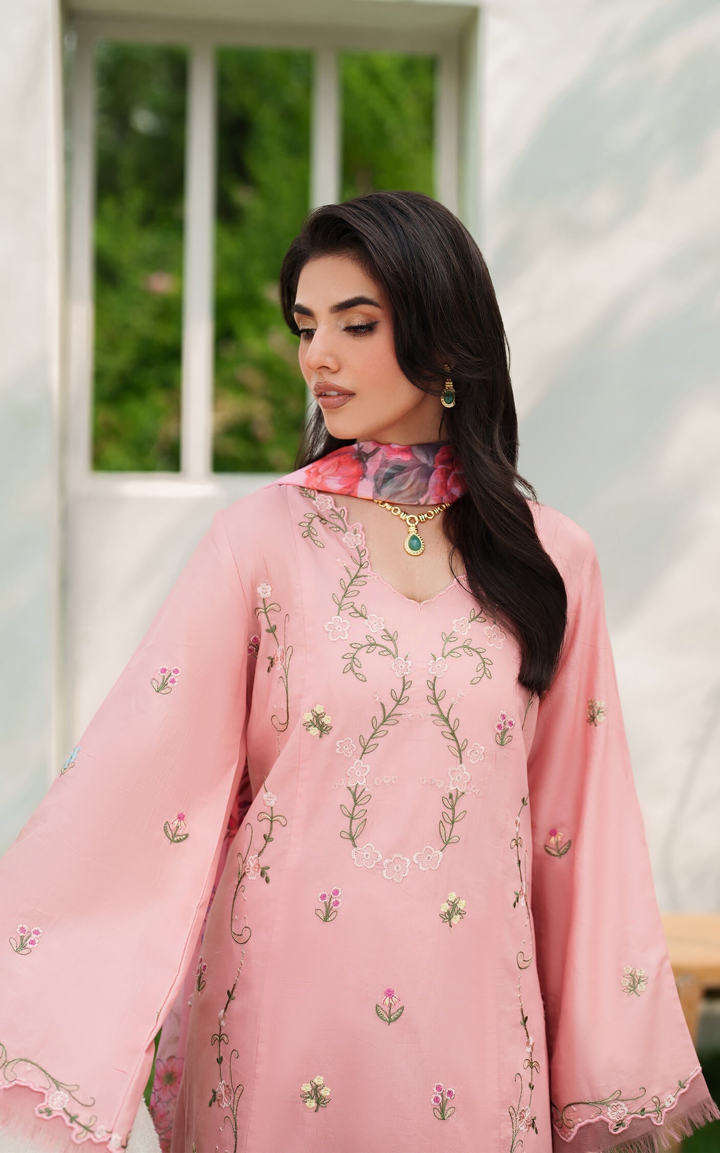 Asifa and Nabeel | Eden Cambric 25 | Serene Blush ECU25-01 - by Libasekhas UK - Registered Vendor of : Asifa and Nabeel - 100% Original Designer Dress