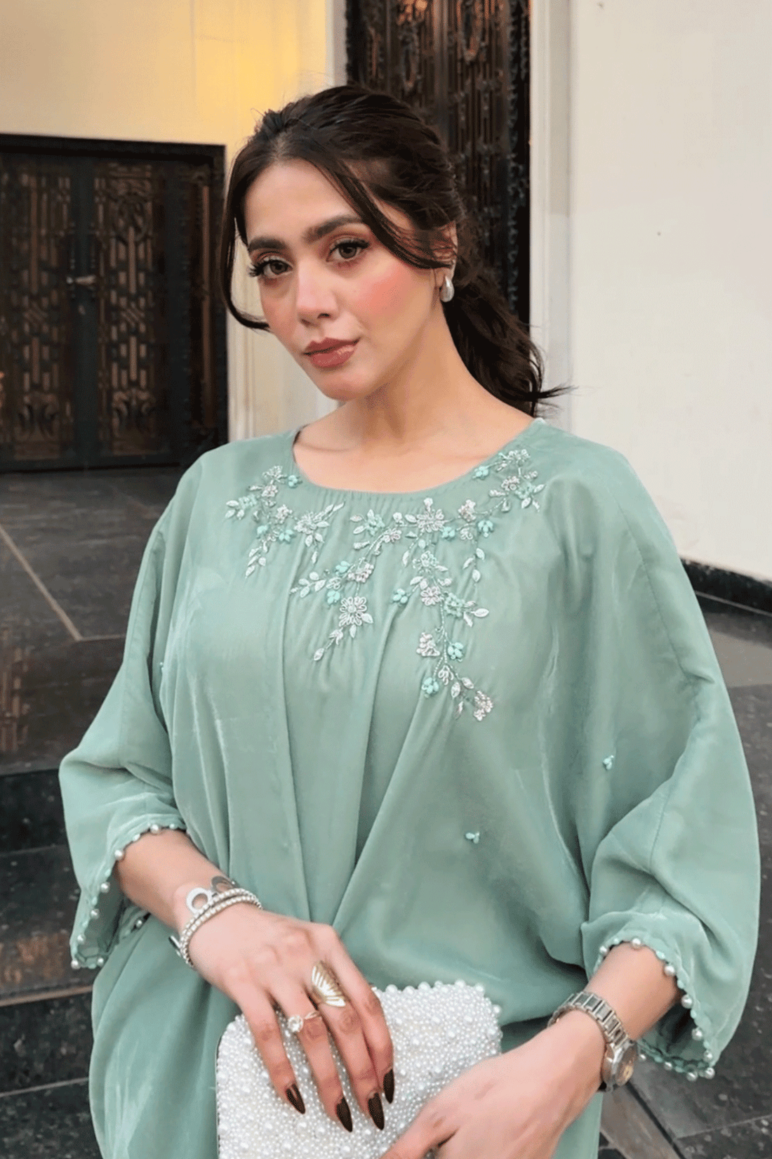 Erum Khan | Velvet Edit | Serenity - by Libasekhas UK - Registered Vendor of : Erum Khan - 100% Original Designer Dress