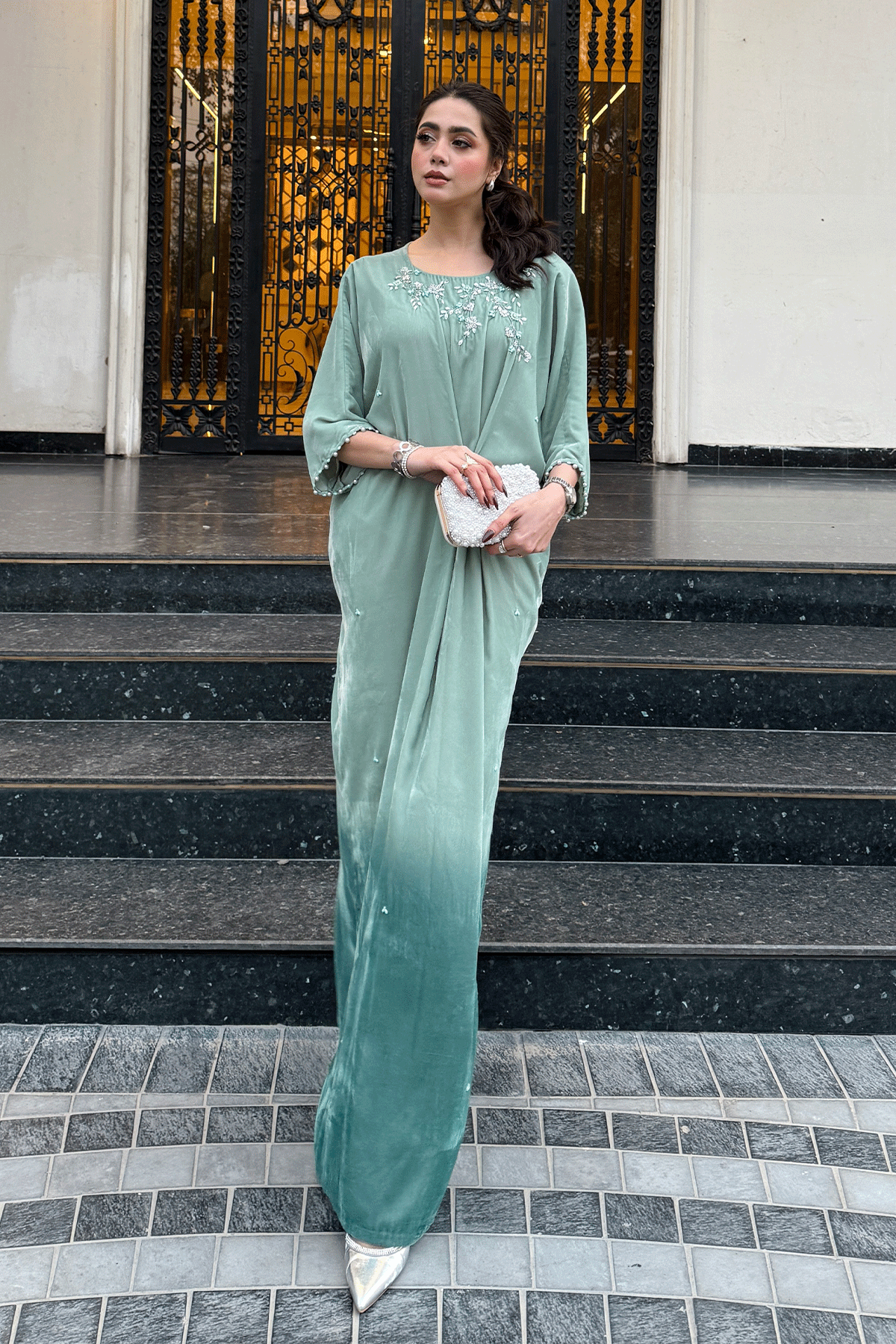 Erum Khan | Velvet Edit | Serenity - by Libasekhas UK - Registered Vendor of : Erum Khan - 100% Original Designer Dress