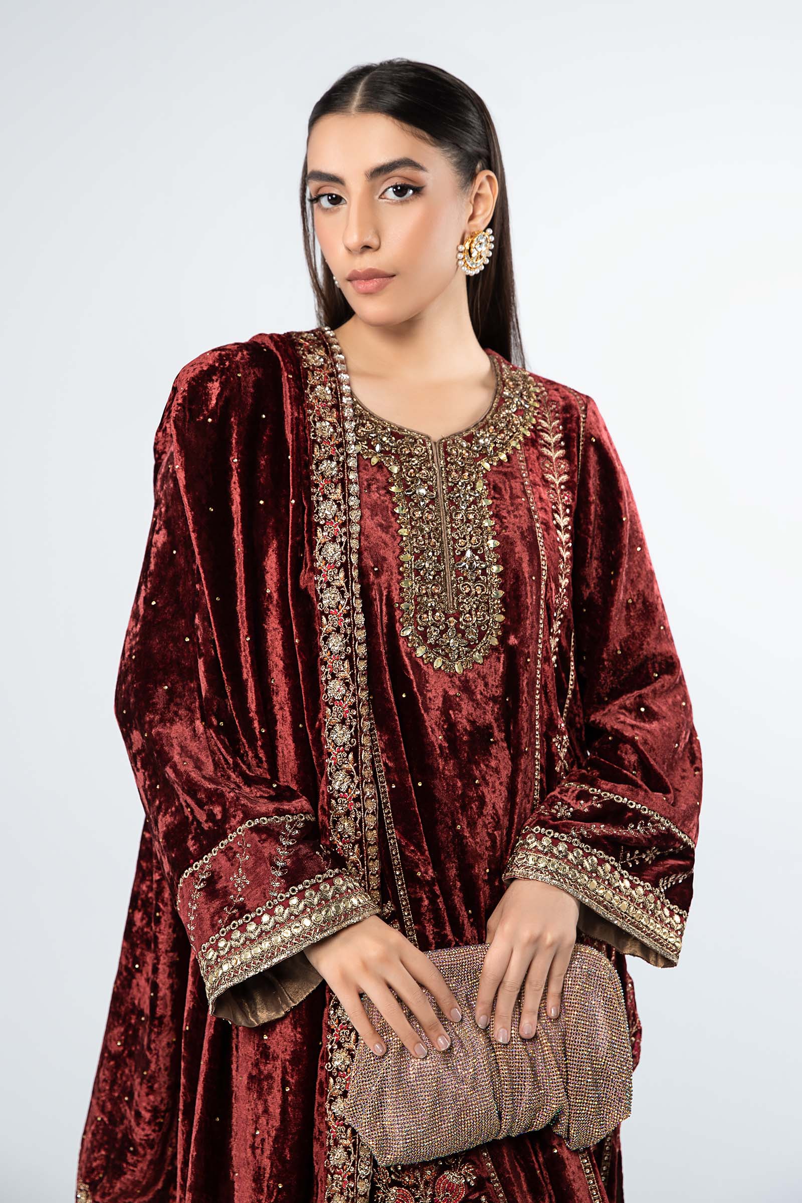 Maira B | Ready to Wear | SF-W24-14 - by - Libasekhas UK - Registered Vendor of : Maria B - 100% Original Designer Dresss