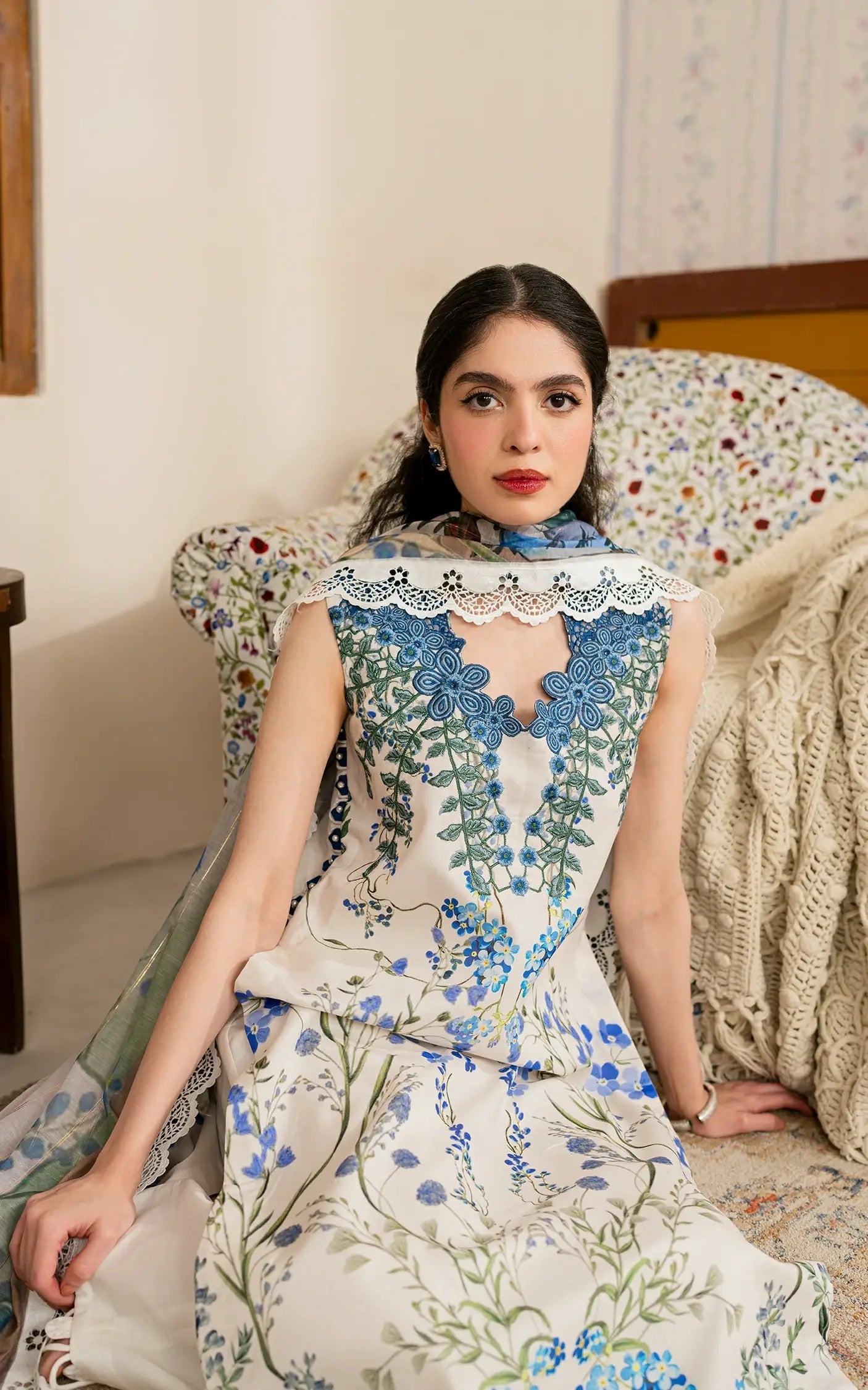 Asifa and Nabeel | Meraki Vintage 25 | Shabnam (MVL25-13) - by - Libasekhas UK - Registered Vendor of : Asifa and Nabeel - 100% Original Designer Dresss