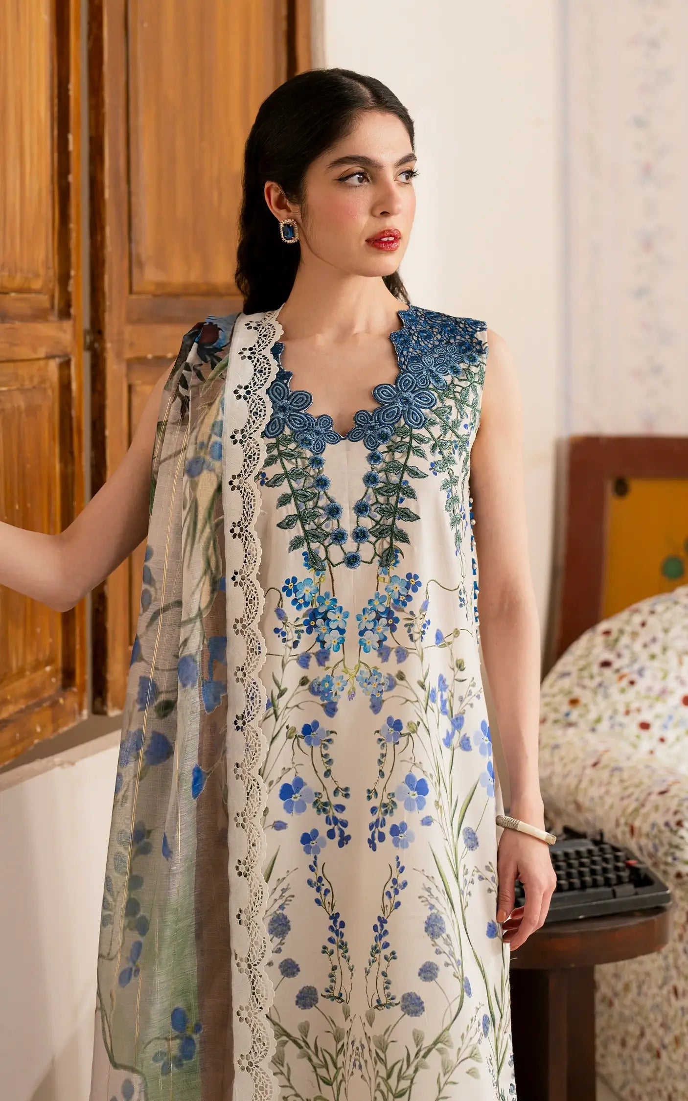 Asifa and Nabeel | Meraki Vintage 25 | Shabnam (MVL25-13) - by - Libasekhas UK - Registered Vendor of : Asifa and Nabeel - 100% Original Designer Dresss