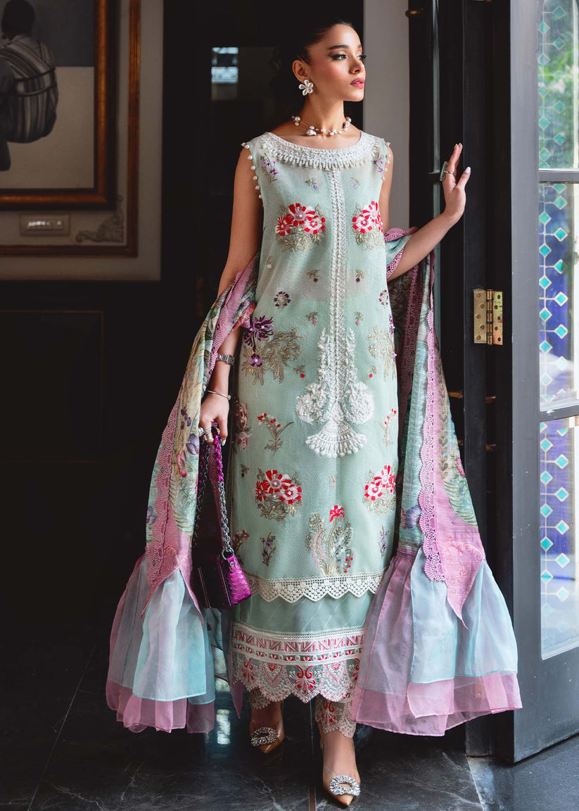 Shiza Hassan | Aira Luxury Pret | Azure - by - Libasekhas UK - Registered Vendor of : Shiza Hassan - 100% Original Designer Dresss