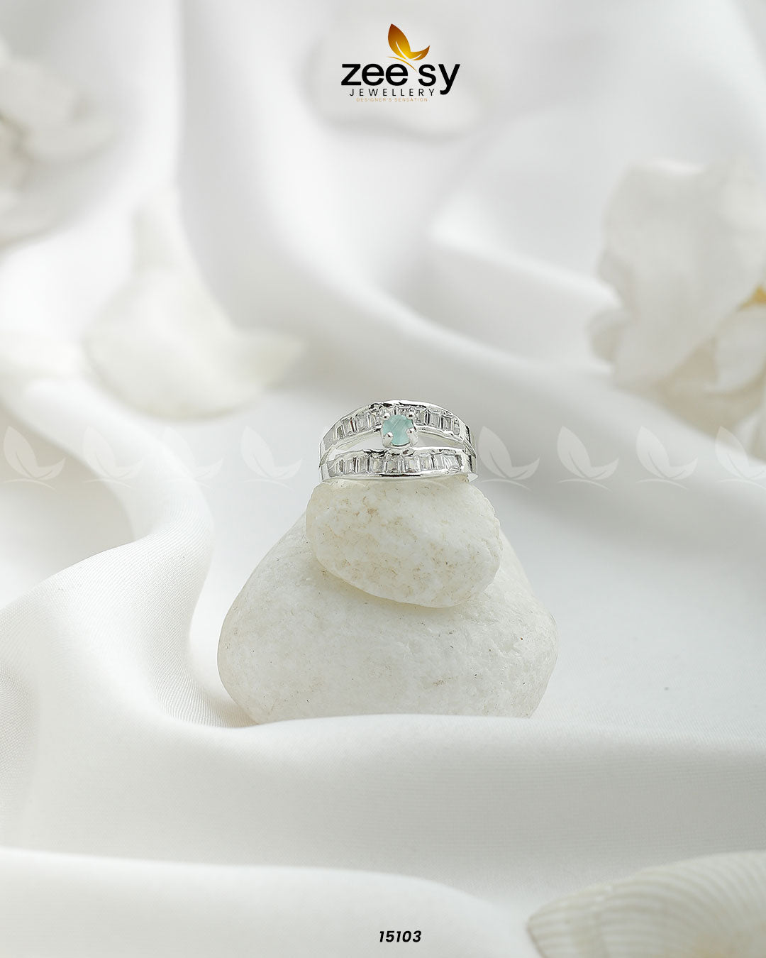 Mirage Ring - by - Libasekhas UK - Registered Vendor of : Zeesy - 100% Original Designer Dresss