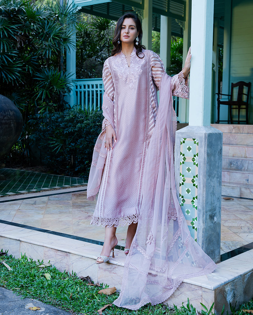 Mushq | Euphoria Pret | Silver Lining - by Libasekhas UK - Registered Vendor of : Mushq - 100% Original Designer Dress