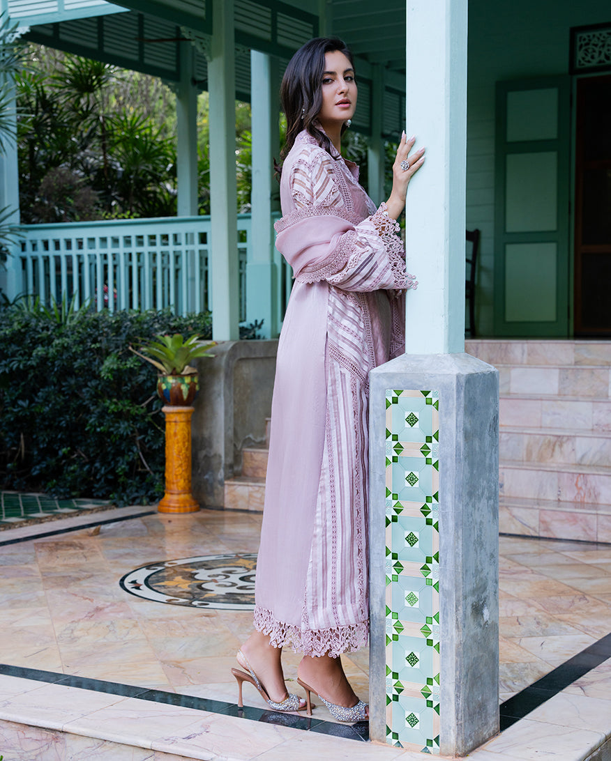 Mushq | Euphoria Pret | Silver Lining - by Libasekhas UK - Registered Vendor of : Mushq - 100% Original Designer Dress