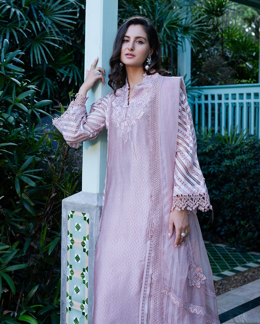Mushq | Euphoria Pret | Silver Lining - by Libasekhas UK - Registered Vendor of : Mushq - 100% Original Designer Dress