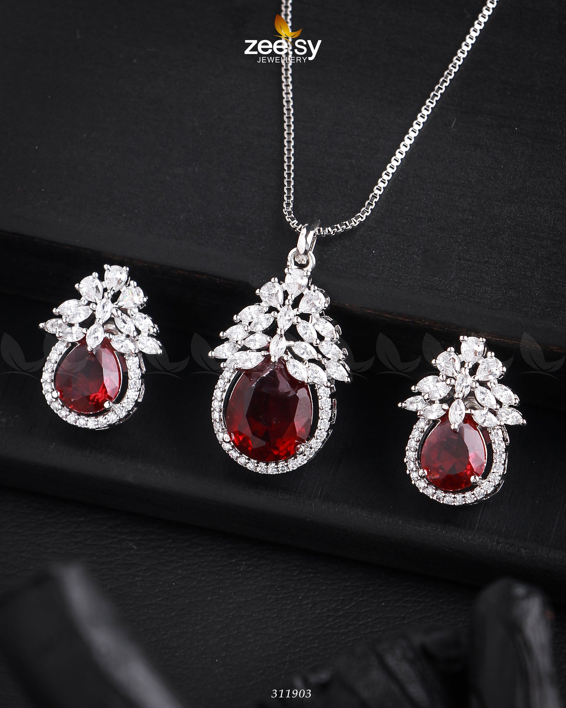 Zara's Pendant Set - by - Libasekhas UK - Registered Vendor of : Zeesy - 100% Original Designer Dresss