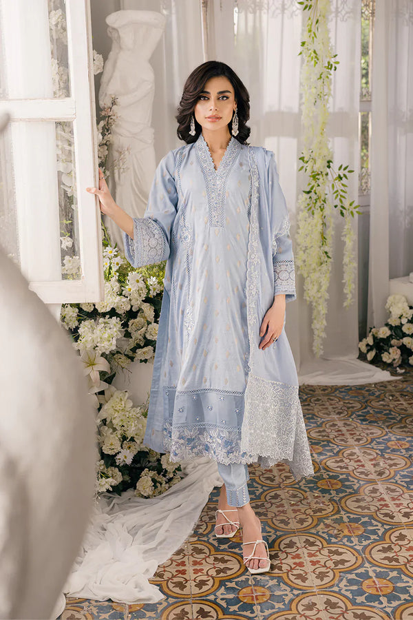 Azure | Ensembles Embroidered Formals | Slate Symphony - by - Libasekhas UK - Registered Vendor of : Azure - 100% Original Designer Dresss