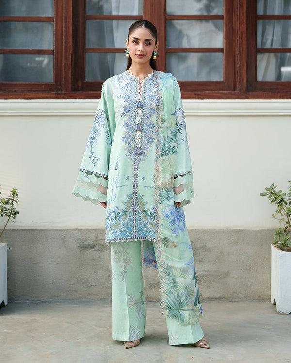 Roheenaz | Whispered Florals | Soft Meadow - by Libasekhas UK - Registered Vendor of : Roheenaz - 100% Original Designer Dress
