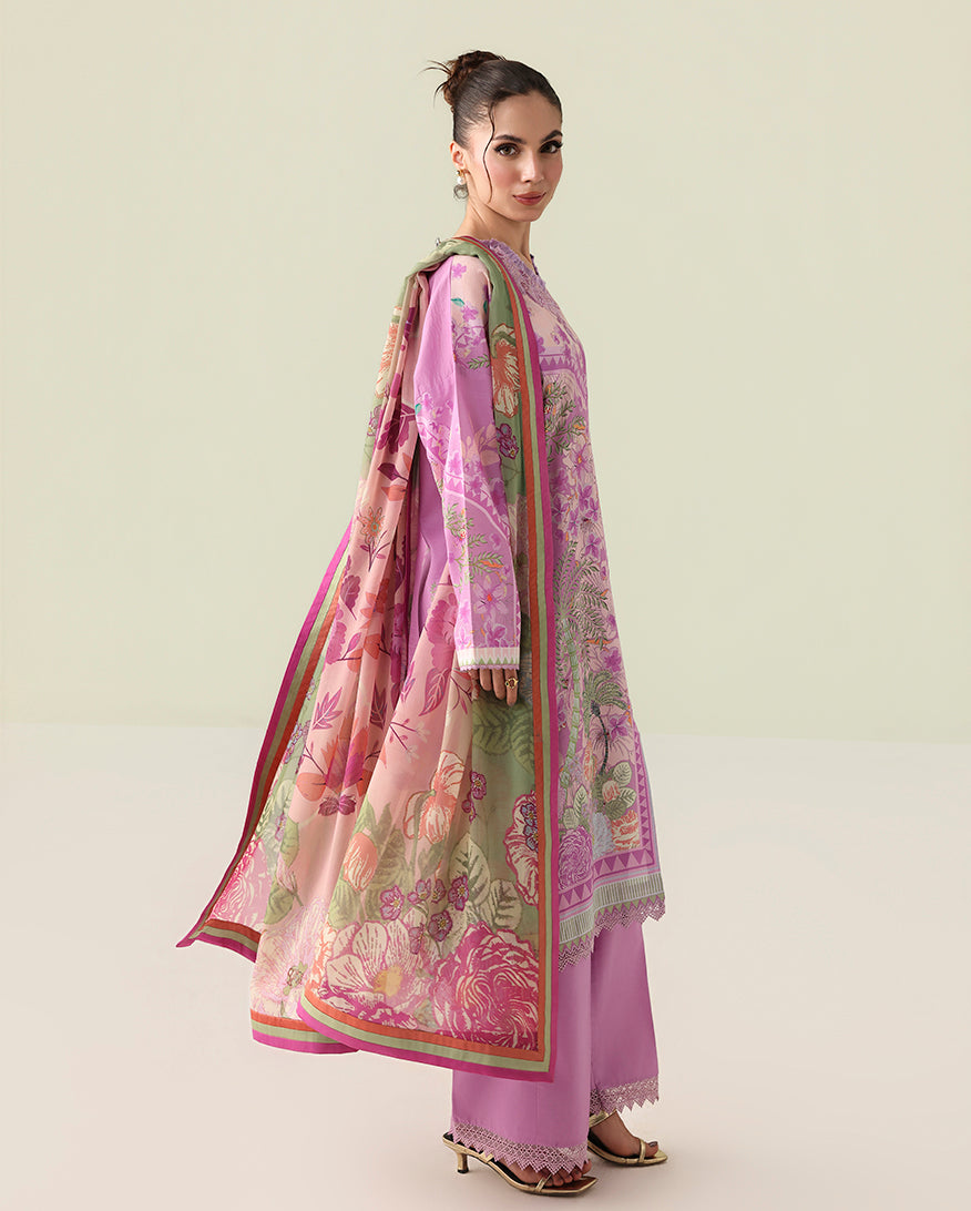 Roheenaz | Rosette Lawn | Soft Solstice - by Libasekhas UK - Registered Vendor of : Roheenaz - 100% Original Designer Dress