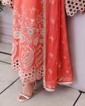 Roheenaz | Veil of Summer Chikankari | Soleil Blanc - by Libasekhas UK - Registered Vendor of : Roheenaz - 100% Original Designer Dress
