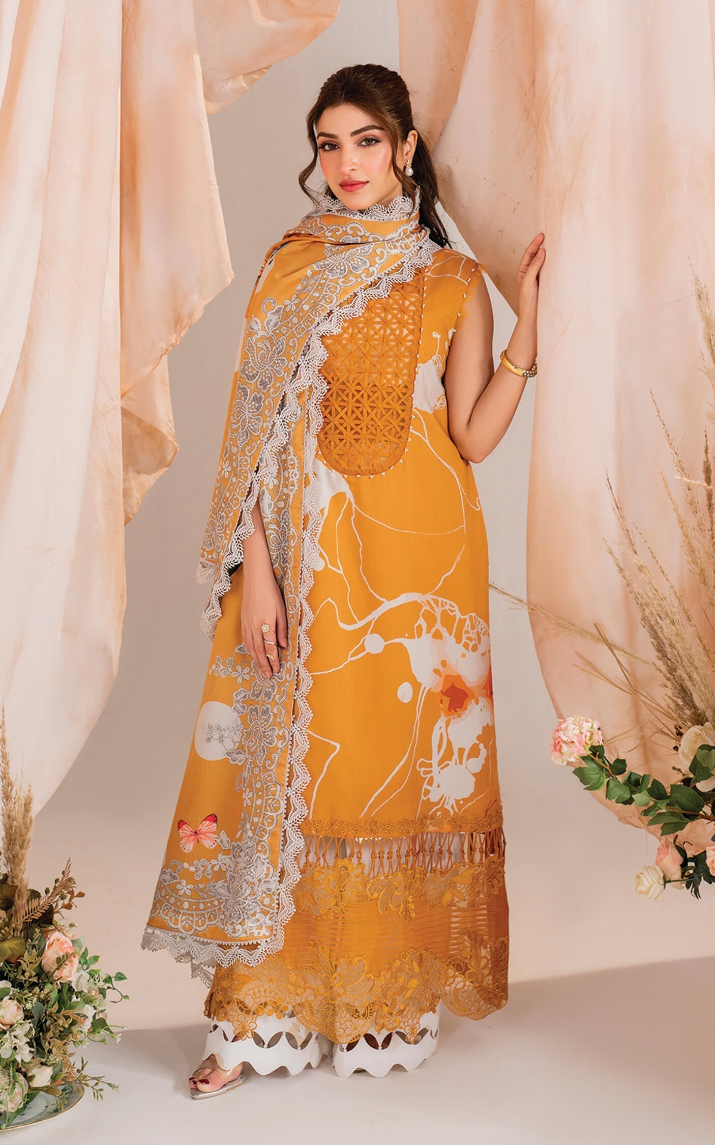 Asifa and Nabeel | Winter Meraki 24 | Solstice-MW-08 - by - Libasekhas UK - Registered Vendor of : Asifa and Nabeel - 100% Original Designer Dresss
