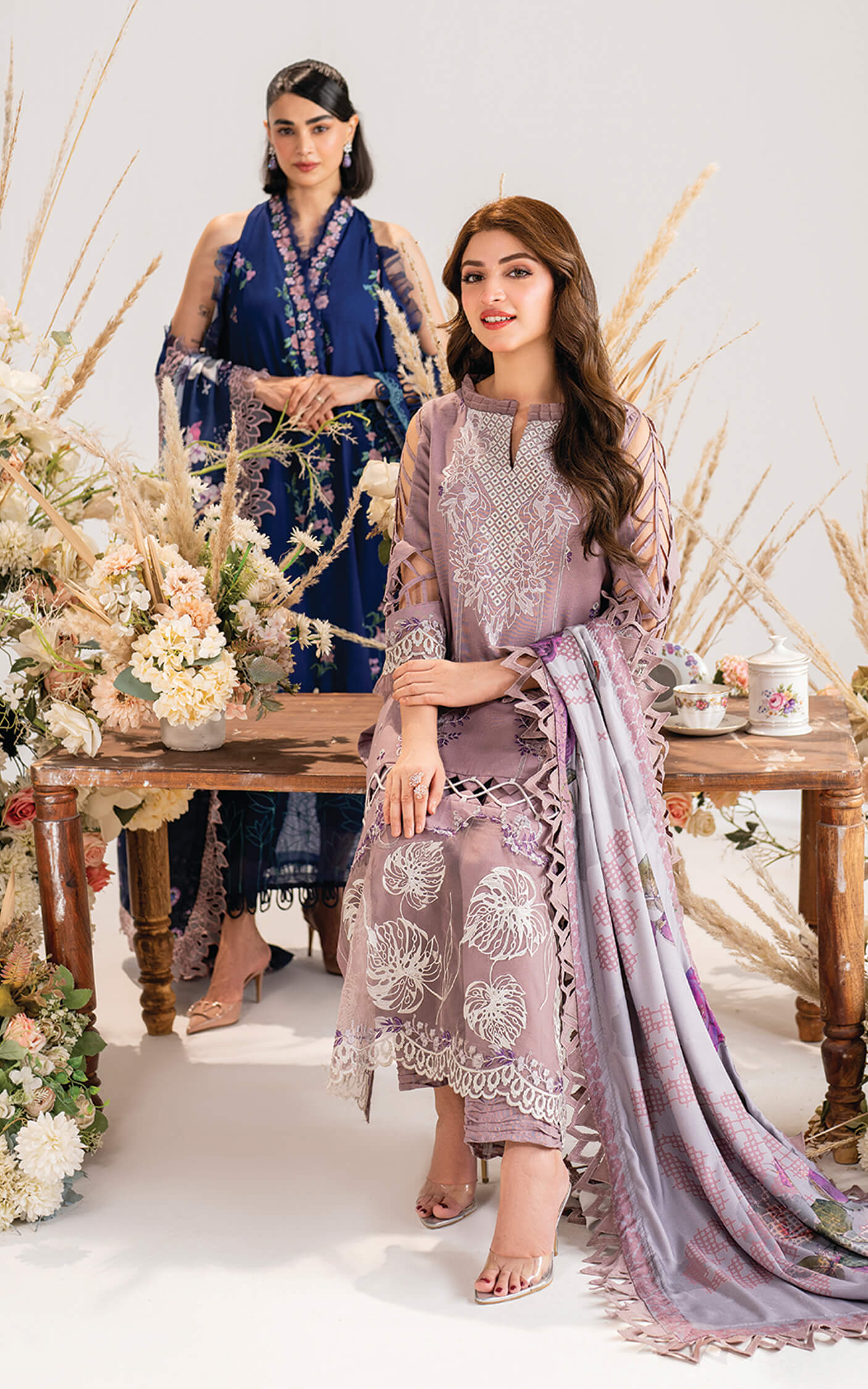 Asifa and Nabeel | Winter Meraki 24 | Sombre-MW-04 - by - Libasekhas UK - Registered Vendor of : Asifa and Nabeel - 100% Original Designer Dresss