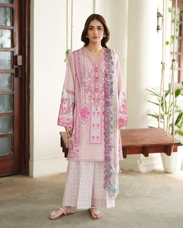 Roheenaz | Whispered Florals |Sorbet Bloom - by Libasekhas UK - Registered Vendor of : Roheenaz - 100% Original Designer Dress