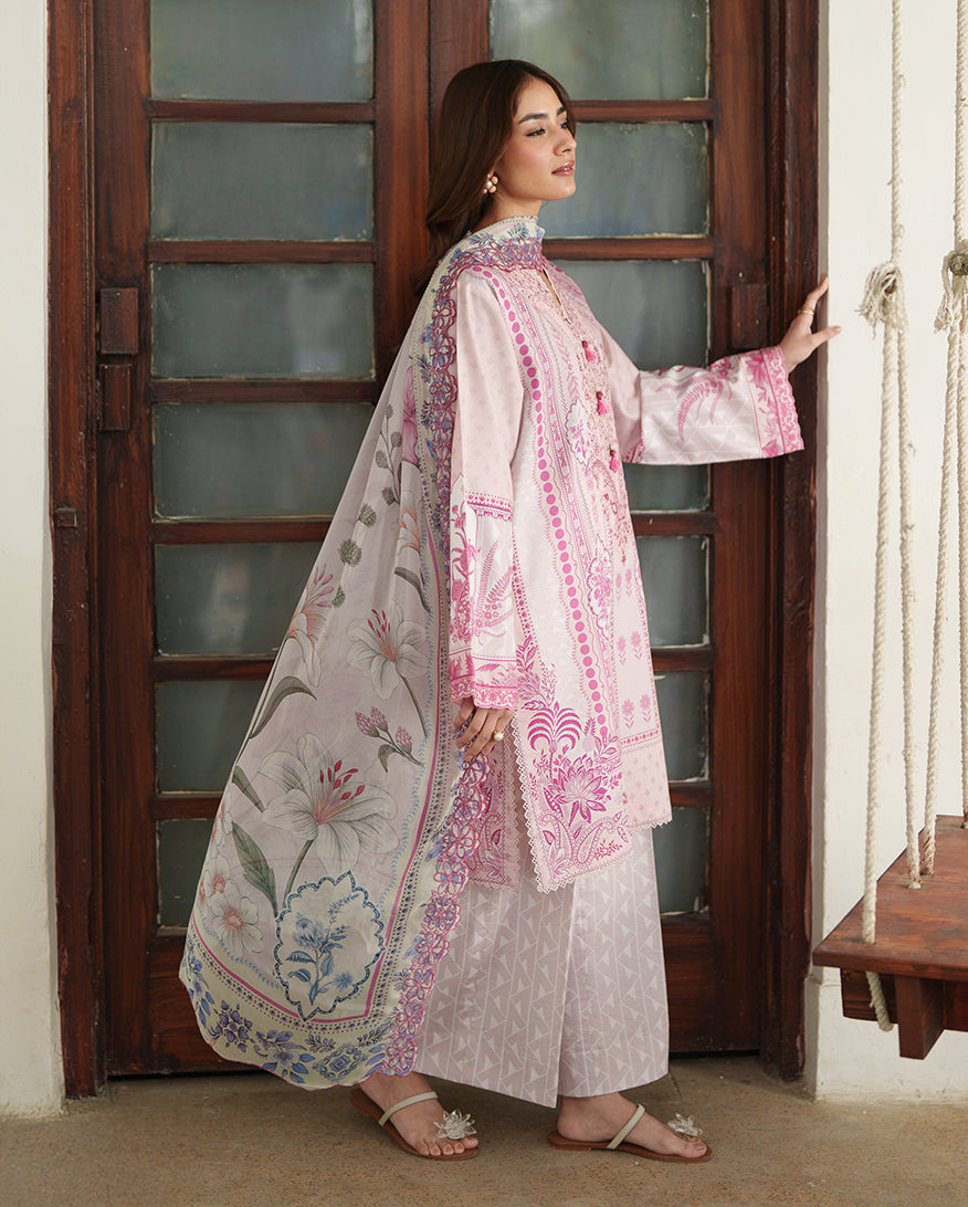 Roheenaz | Whispered Florals |Sorbet Bloom - by Libasekhas UK - Registered Vendor of : Roheenaz - 100% Original Designer Dress